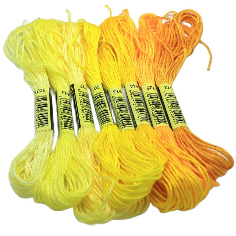 Cross Stitch thread The Unique Style 8 Cross Stitch Cotton Embroidery Thread Floss Sewing Skeins Craft Dofferent Gradient Color