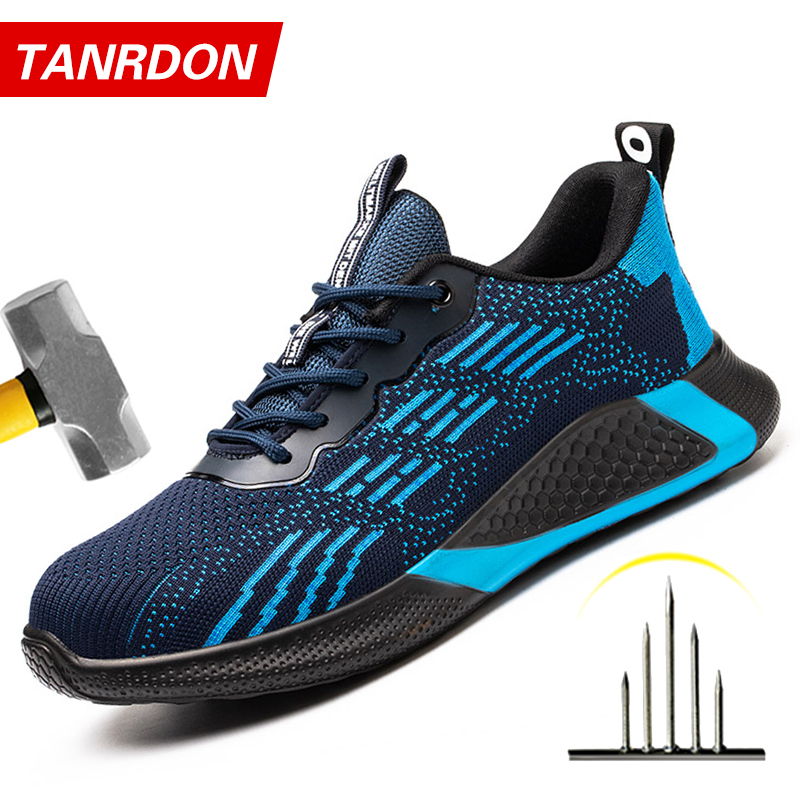 Work Sneakers Men Indestructible Steel Toe Work Shoes Safety Boots Men Shoes Anti-puncture Working Shoes For Men Safety Boots
