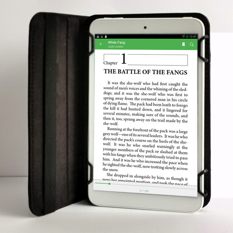 8 inch Android Digitl player Color touch Display WiFi Smart Ebook Reader with Card Clot Cameras Gift Leather Case