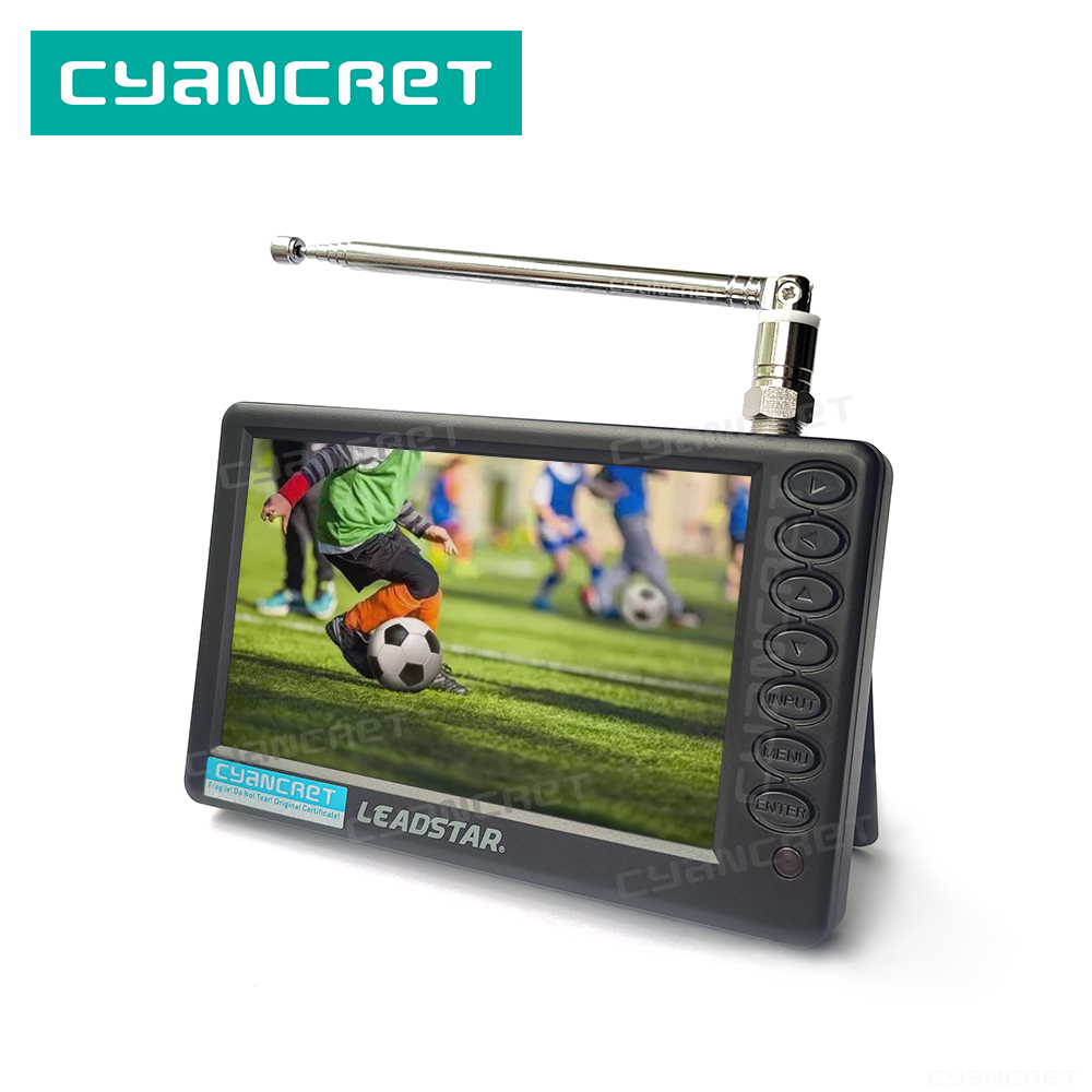 LEADSTAR Pocket TV D5 5 Inch DVB-T2 ATSC TDT Digital and Analog Mini Small Car Television Portable TV Support USB TF MP4 AC3