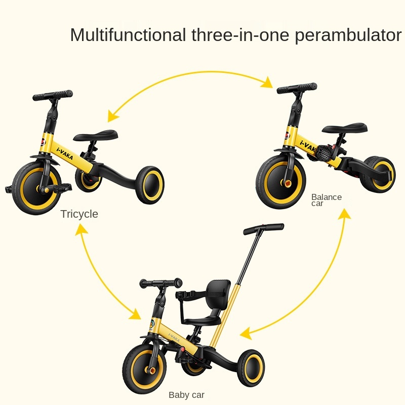  5 in 1 Children's Tricycle Multifunctional Bicycle Kids Balance Bike Outdoor Toys For Children Gifts