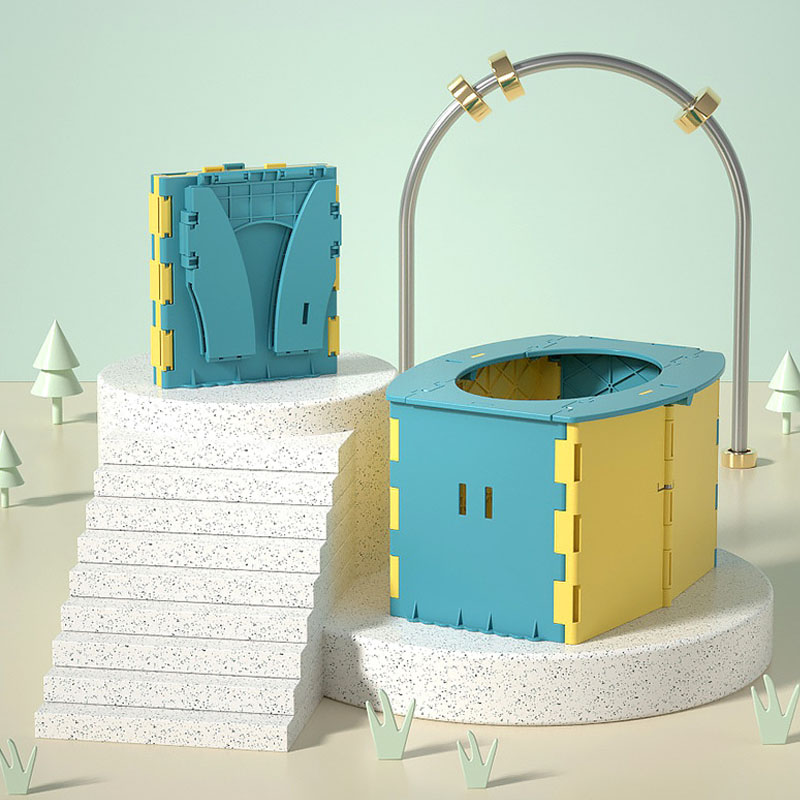 Hard ABS Kids Travel Toilet Foldable Emergency Potties Portable Folding Potty Seat for Girls  Baby Toilet Training