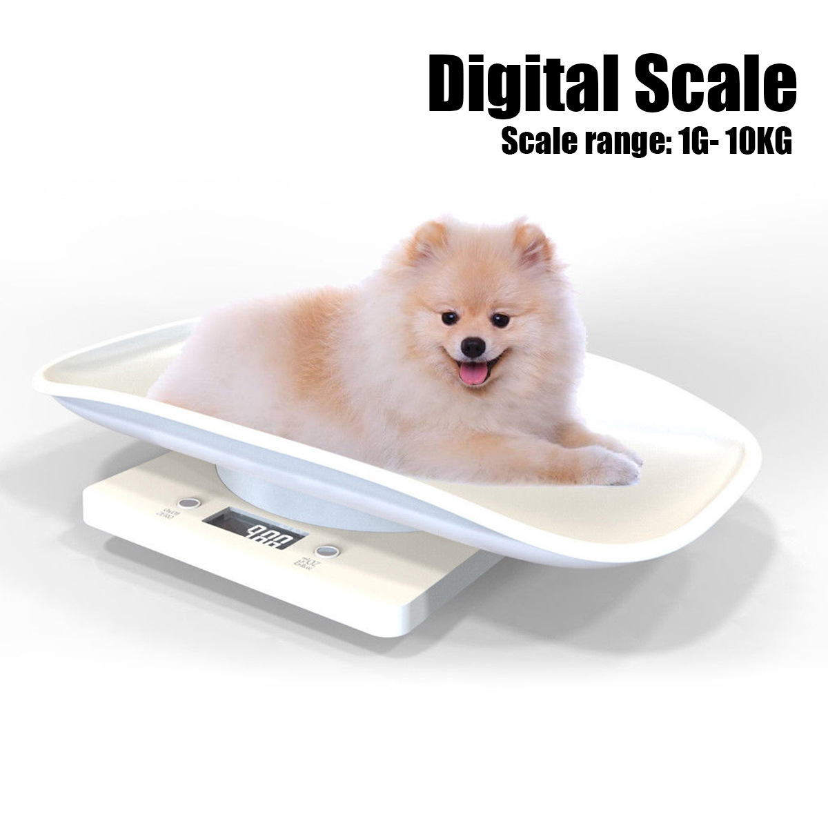 IMBABY 2g-10kg Newborn Baby Scale Dogs Cats Pet Scale Digital Scale High Precision Multi-Function Infant Electronic LCD Scale