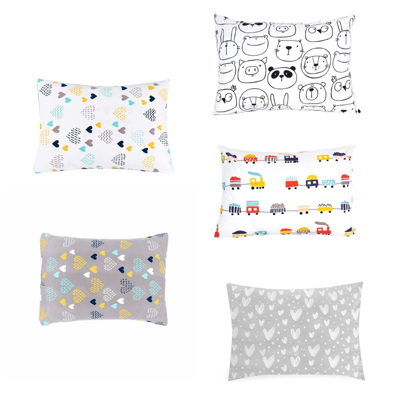 Children Baby Pillowcase Soft Cotton Kid Toddler Cot Bed Sleeping Pillow Cover case Envelope Style pillowslip tick infant child