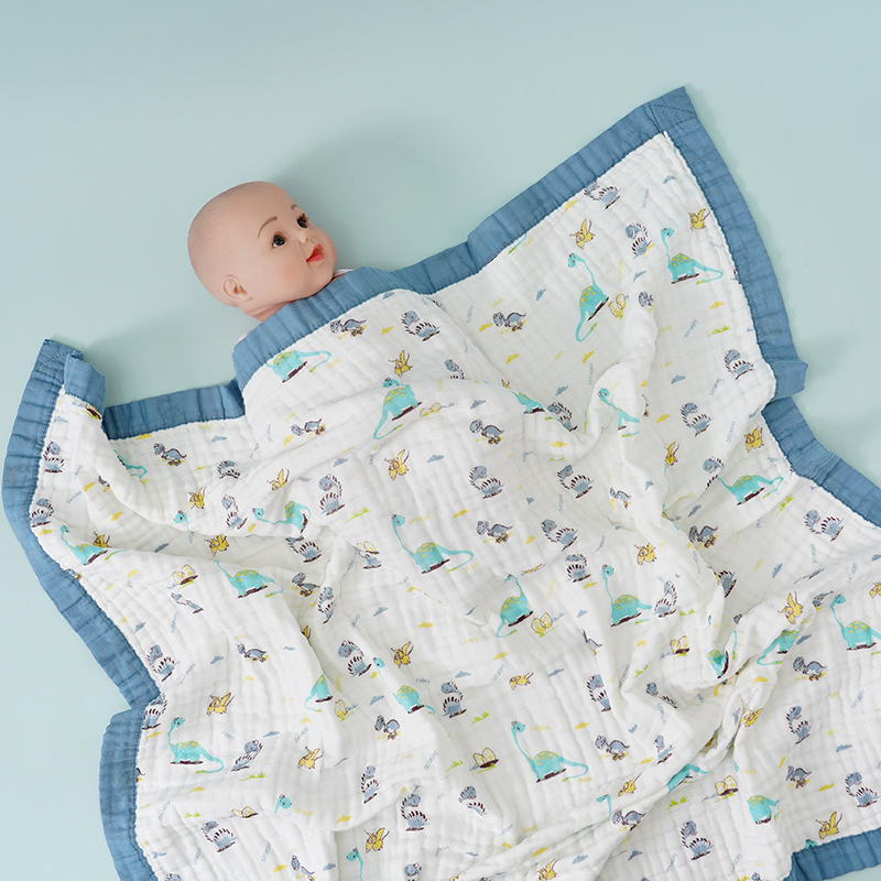 Baby Stuff 110-110 Cm Comforter  Girls Muslin Bath Towels Newborn Items Bath Accessories Babies Blanket Quilt For Baby Crib