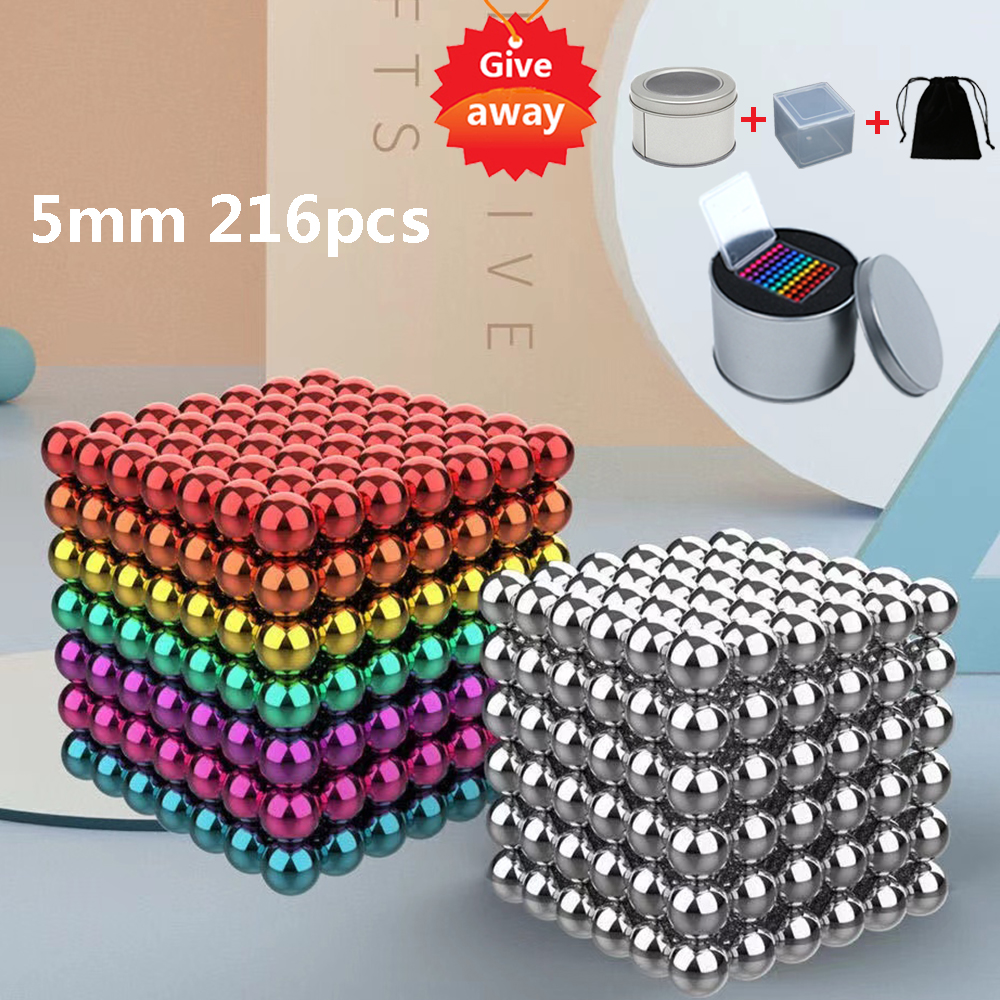 5MM Metaballs Magic Balls Magic Cube Over Size Magic Cube Buck Balls Sticks Blocks Building Construction Toys Arts Crafts Toy