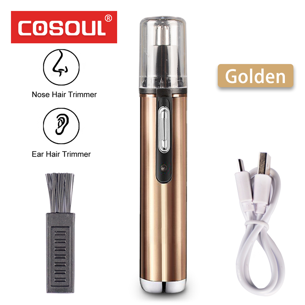 Nose Hair Trimmer Electric Rechargeable Nose Trimmer Men Shaver Razor Women Epilator Cutter Waterproof