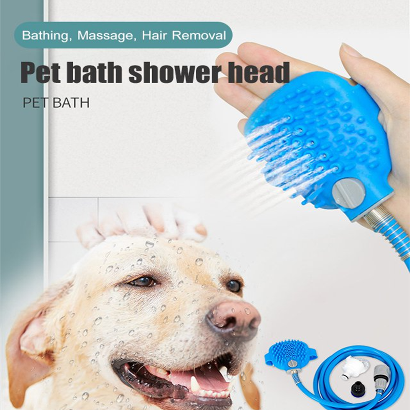 Pet Bath Massager Pet Accessories Dog Bath Shower Massager Cleaning Washing Sprayer for Cats Shower Grooming Tool Pet Bathing Su