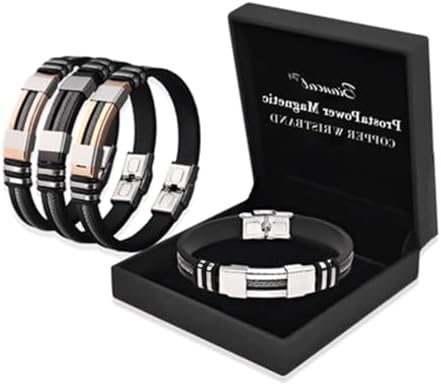 Biancat ProstaPower Magnetic Copper Wristband, Magnetic Copper Prostate Band & Bracelet for Men Women Arthritis Pain, Lymphvity Detoxification Bracelet, Improves Circulation (All)