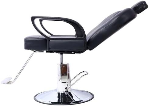 Artist Hand Barbers Chairs, Heavy Duty Hydraulic Reclining Salon Chair, Reclining Seat Spa Furniture Shampoo Beauty Equipment for Hair Salon Decoration