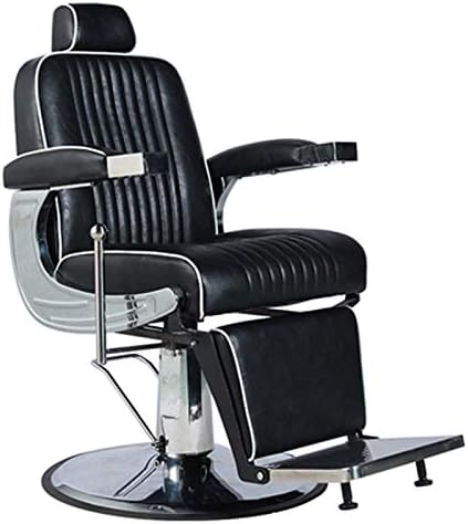 Vintage Hydraulic Beauty Equipment, Barber Chair Hydraulic Hair Styling s for Hair Stylist Classic Recliner Heavy Duty Hair Spa (Max Load Capacity 420 lbs) for Hair (C)