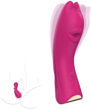 Finger Vibrator Women Sex Toys Vibrators 10 Vibration Modes Couples Sex Toys g spot Vibrator juguetes sexuales Female Sex Toys Mini Vibrator Adult Toys for Women Clitoral Stimulator (Red)