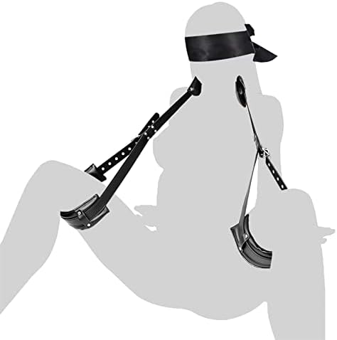 SM Bondage,Utimi Thigh Restraint Sling Legs Binding Puttee Leather Suit Sex Toy