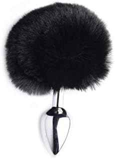 Onyx Bunny Tail Anal Plug