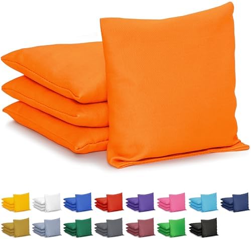 GoSports Cornhole Bean Bags Set of 4 - Regulation All Weather - Mix and Match from 16 Colors Available
