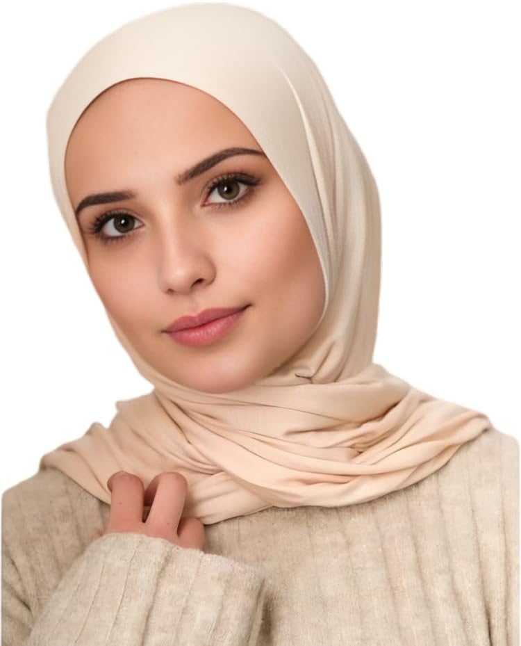 Harewom Large Hijab Scarf for Muslim Women Soft Head Wraps for Black Woman Turban Headwraps Scarves