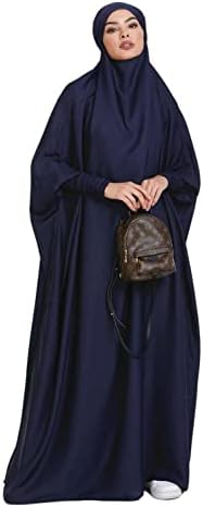 Women Muslim Dress Ramadan One Piece Prayer Garment Hijab Abaya Dubai Islam Robe African Turkey Caftan