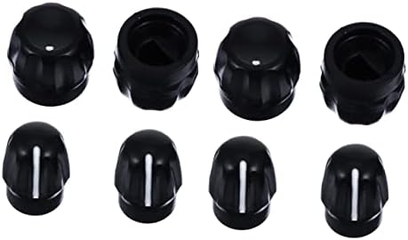 Milisten Audio Volume Control Knob 8 Pcs Sets Knob Volume Knob for Car Stereo Control Knob Interphone Selector Knob Walkie Channel Knob Aisle Gp338 Abs 2 Rear Volume Control Knob