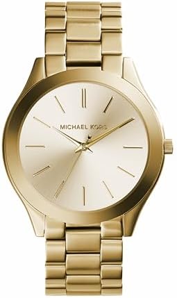 Michael Kors Slim Runway Women's Watch, Stainless Steel Bracelet Watch for Women