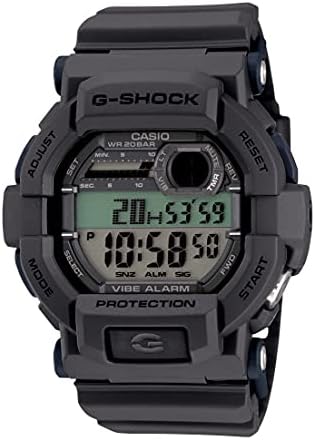 Casio G-Shock Quartz Watch with Resin Strap, Grey, 18 (Model: GD350-8), Black