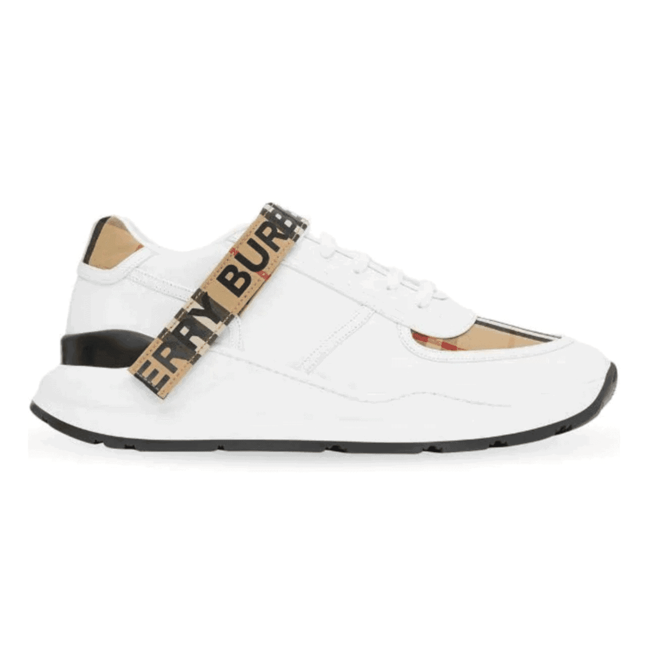 BURBERRY LOGO STRAP SNEAKERS – BBR55