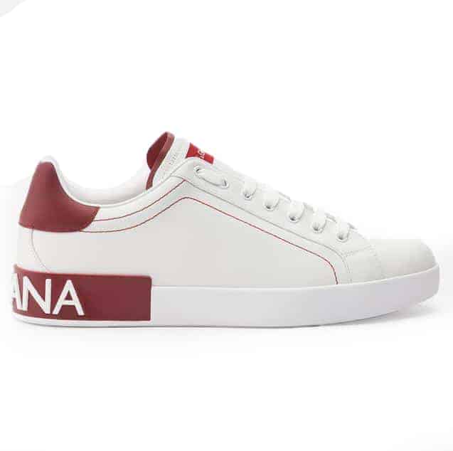 DOLCE & GABBANA CALFSKIN NAPPA PORTOFINO SNEAKERS – DG14