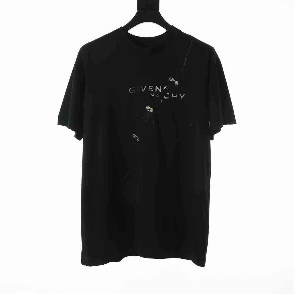 Givenchy Oversized T-Shirt With Trompr-L’oeil Effect – GVS07