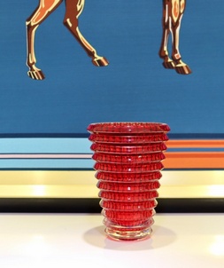 Replica luxury baccarat eye vase round