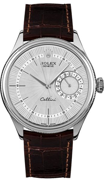 Rolex Cellini Date Silver Dial Luxury Men’s Watch 50519
